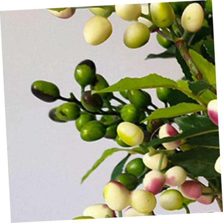 120 Stück Imitierte Olivenfrüchte Fruchtig Dekorieren Olivendekorationsset Künstliche Oliven Modell Künstliche Früchte Schicke Oliven Lebensechte Oliven Künstliche