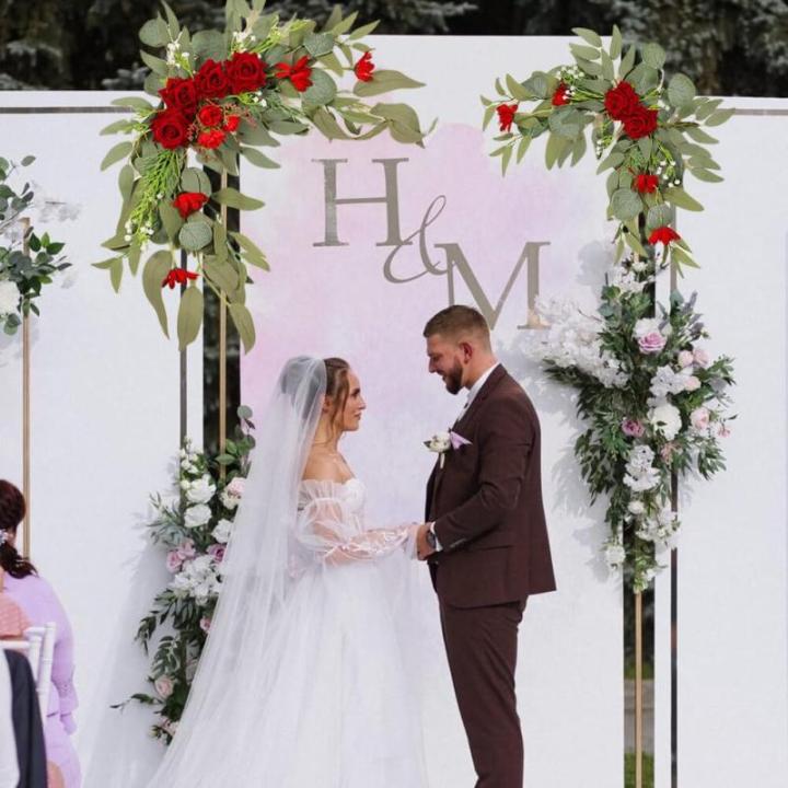 Empfang Seiden Tulpen Arrangements Hochzeit Gemischte Pfingstrosen Willkommensschild Veranstaltungsverzierungen