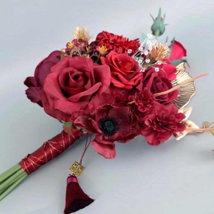 Hochzeitssträuße für die Braut, Brautjungfer, Brautsträuße, Hochzeitsblumenstrauß