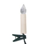 50 LED kerstboom lichtketting 15,7 m kaars lichtketting crème interieur lichtketting kerst kerstboom kaarsen met kabel