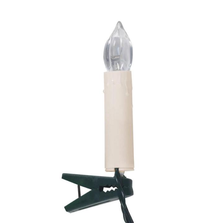 50 LED kerstboom lichtketting 15,7 m kaars lichtketting crème interieur lichtketting kerst kerstboom kaarsen met kabel