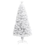 Künstlicher Weihnachtsbaum mit Beleuchtung Weiß 120cm Glasfaser Christbaum Kunstbaum Dekobaum Tannenbaum Weihnachten Künstlicher Weihnachtsbaum für Weihnachtsdeko