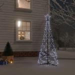 Kerstconus kleurrijk 500 leds 100x300 cm