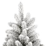 Tannenbaum Kunstbaum mit PVC-Spitzen, Weihnachtsdeko Dekobaum für Innen Außen Künstlicher Weihnachtsbaum Klappbar Beschneit 270 cm