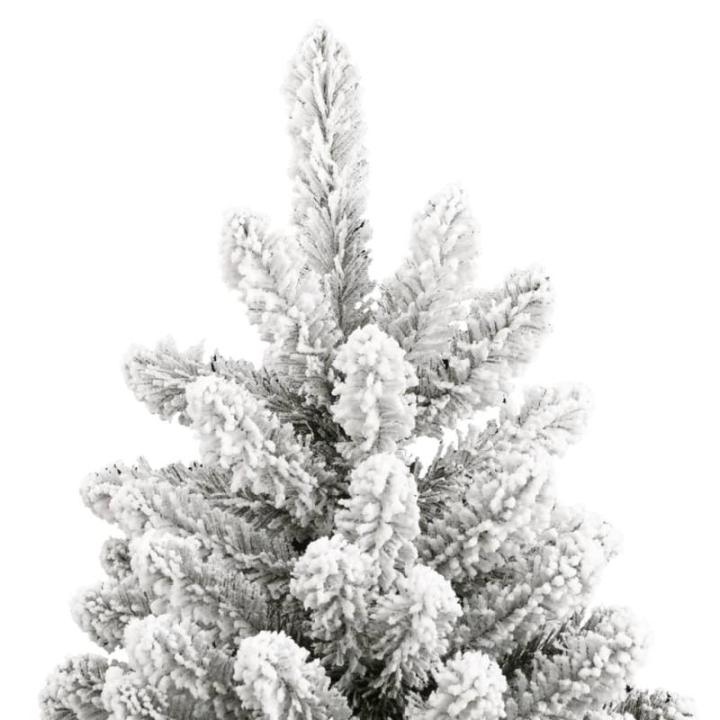 Tannenbaum Kunstbaum mit PVC-Spitzen, Weihnachtsdeko Dekobaum für Innen Außen Künstlicher Weihnachtsbaum Klappbar Beschneit 270 cm