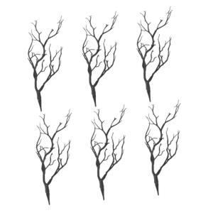 24 STK Halloween-Dekorationssimulationsanlage kunstpflanze Halloween Party gefälschte getrocknete Äste Weihnachten einmachgläser Links Tischdekorationen zu Hause DIY Bastelzweig