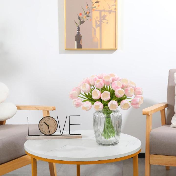 Kunstmatige tulpen (roze, 15 stuks)