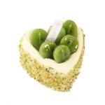 Fake Kuchen künstliche Kuchen 6PCS Dessert Gefälschte Kuchen Modell Einrichtungs Fotografie Requisiten Hause Dekoration Herz Form Realistisches Essen(B)
