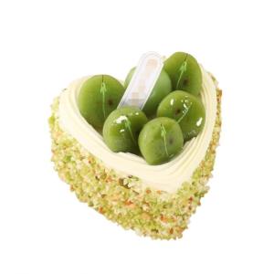 Fake Kuchen künstliche Kuchen 6PCS Dessert Gefälschte Kuchen Modell Einrichtungs Fotografie Requisiten Hause Dekoration Herz Form Realistisches Essen(B)