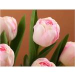 Kunstblumen Künstliche Blumen für den Innenbereich, Simulationsstrauß, künstliche Seidenblume, Tulpe, florales Kunstblumen-Dekor, künstliche Blumen in Vase für jeden Anlass