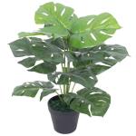 Kunstplant Monstera met Pot 45 cm Groen Huisdecoratie