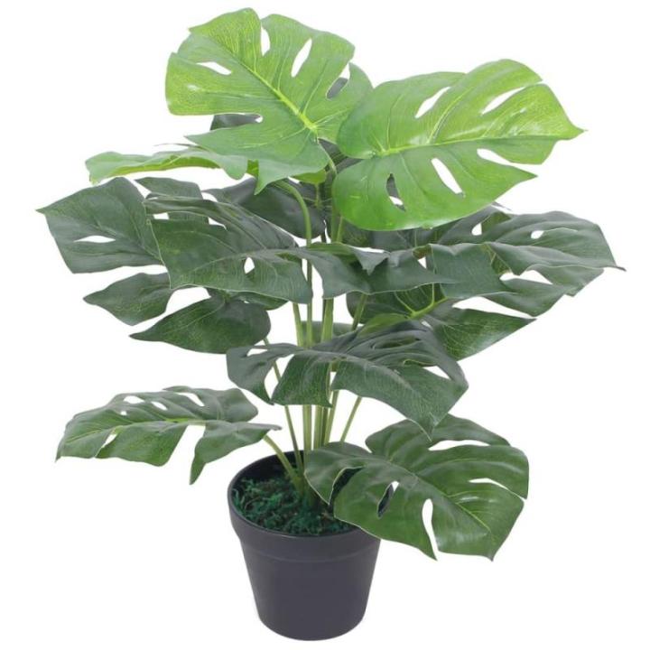 Kunstplant Monstera met Pot 45 cm Groen Huisdecoratie