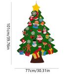 Kid Felt Christmas Tree | Wall Art Decor | Christmas Tree Wall Decor | Felt Christmas Tree | Christmas Tree For Kids Interactive Fun For Children's Rooms, Bedrooms, Dormitories
