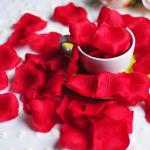 1200 Stück rote und rosa Seidenrosenblätter, künstliche Rosenblätter ohne Taste, Emulation Rosenblätter für romantische Szenen, Hochzeit, Jahrestag, Dekoration, wasserfest un