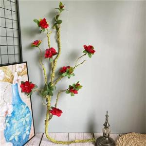 Kunstbloem tak gemakkelijk vorm kunstmatige bloem tape imitatie blad zijde geschikt voor huis bruiloft decoratie (A,90cm)