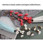 Kunstblumen Künstliche Blumen im Topf, künstliche Pflanzen für den Innenbereich, künstliche Blumenarrangements mit Porzellanvase als Herzstück für jeden Anlass