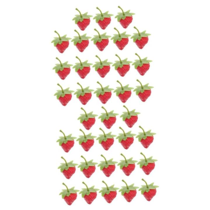 2 Sätze Simulierte Erdbeere Künstliche Frucht Zum Basteln Erdbeere Küchendekoration Künstliche Schaumstofffrucht Künstliche Erdbeeren Erdbeerspielzeug Künstliche 18 Stück * 