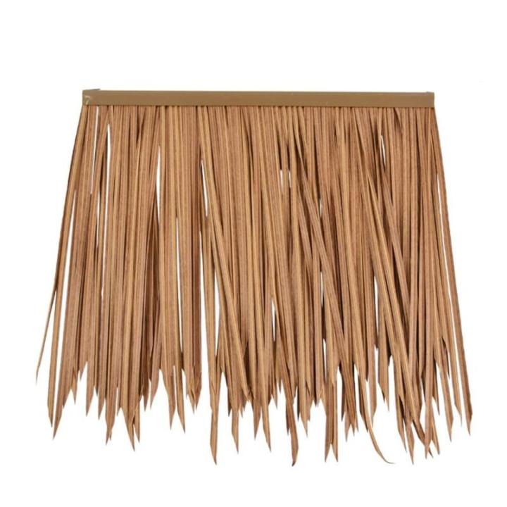 Kunststoff-Palmenstroh, Mexikanische Palmenstrohrolle, Regenschirmabdeckung, Minibar, Dachterrasse, Schatten, Tiki-Hut, Bar, Dachstrohverkleidung, Wetterfest, 50 X 50 cm