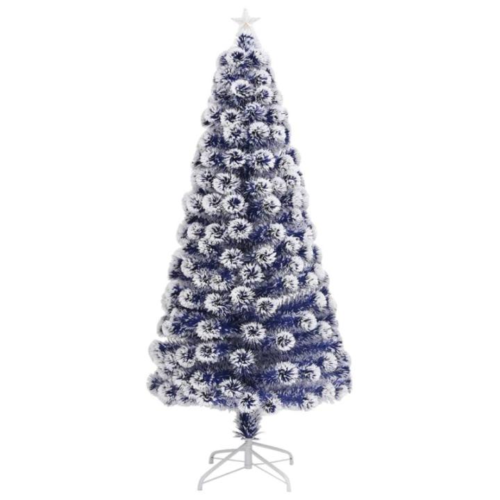Künstlicher Weihnachtsbaum mit Beleuchtung 150 cm Glasfaser Christbaum Kunstbaum Dekobaum Tannenbaum Weihnachten Künstlicher Weihnachtsbaum für Weihnachtsdeko