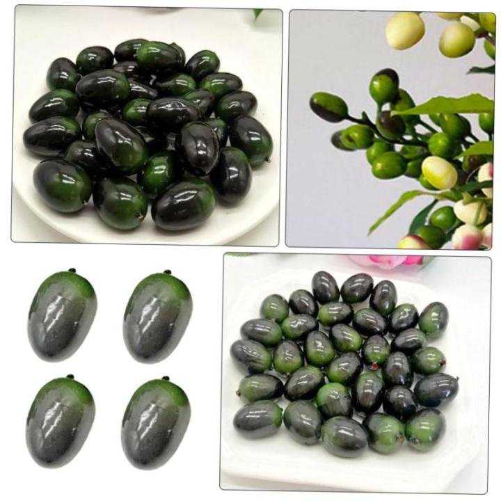 30st Olivenimitat Dekoration Mit Künstlichen Früchten Olive Dekorationen Künstliche Früchte Obstdekor Olivenschimmel Olivenornament Spielzeug Aus Künstlichen Früchten Plastik