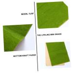 Modelgraspapier Model Gras Ambachten Gazongras Natuurlijk. Trekmodel Gras Levende Planten Indoor Olie Lamp, Glaskamin Landschap Grasdecor Trein Decor Model Gazon Miniatuur Accessoi