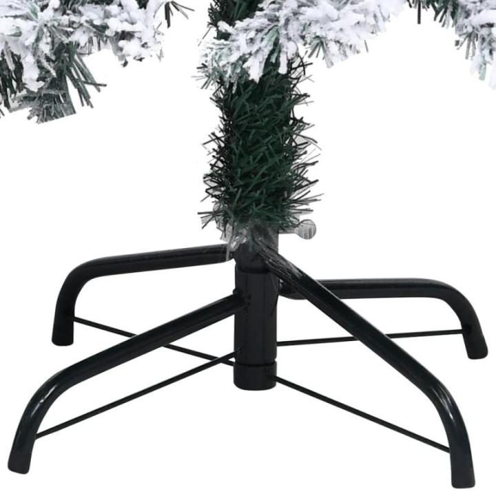 Weihnachtsbaum mit Schnee Künstlicher Weihnachtsbaum mit Ständer PVC Extra großer Weihnachtsbaum Grün 400 x 190 cm