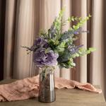 Kunstmatige pioenrozen, lavendelstruiken, kunstbloemen, echt uitziende voor doe-het-zelf, bruiloft, boeket, tuin, feest, hotel, kantoor, decoratie, tafelstukken, paars