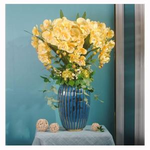 Kunstblumen Künstliche Blumen, Ochiden, Pflanzen, künstliche Orchidee im Topf, Pflanzen, Bonsai, schöne Dekoration für Hochzeit, Büro, Zuhause für jeden Anlass