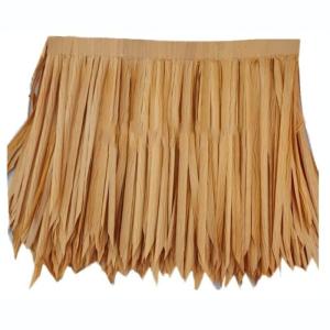 Palm Thatch Läufer Roll künstliche Thatch Fliese Kunststoff Thatch künstliche für Park Seaside Scenic Spot Dekoration Stroh Dach Traufe Fake Thatch Bauernhaus Dachdekoration St