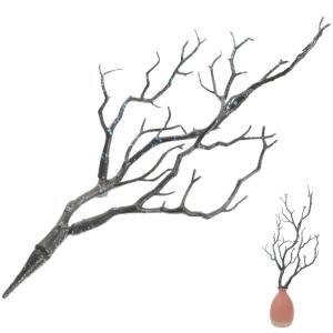 Kunstmatige tak Manzanita-takken, natuurlijke zwarte takken, Halloween, vaas, bruiloftsdecoraties, tafelbloemenboeket, hartstuk, takken, knutselen, tak, boom, olietak, plastic boom