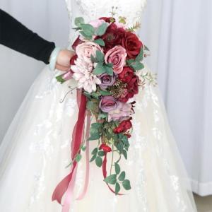 Brautsträuße für Hochzeiten, künstliche Rosen, Brautstrauß, Hochzeitsdekoration für Zeremonien, Jubiläen