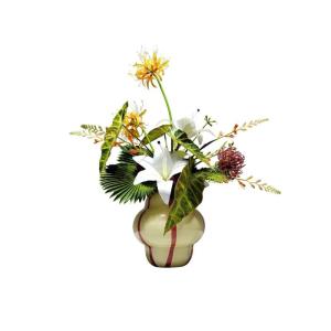 Kunstblumen Simulierte Blumen-Heimdekoration, Lilien-Kunstblumen-Arrangement, künstliche Blumen, künstliche Blumen, lebensecht für jeden Anlass