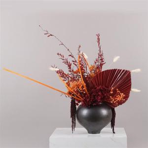 Kunstblumen Chinesisches kreatives Kunstblumen-Set – handgefertigte Simulation eines Bonsai-Arrangements, Keramikvase – Elegante Tafelaufsätze für jeden Anlass