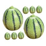 5 Sätze Künstliche Früchte Künstliche Frucht Künstliches Lebensmittel-küchenspielzeug Kunstobst Spielzeug Für Kinder Layout-szenendekor Mini-früchte Harz Green 8 Stück * 5
