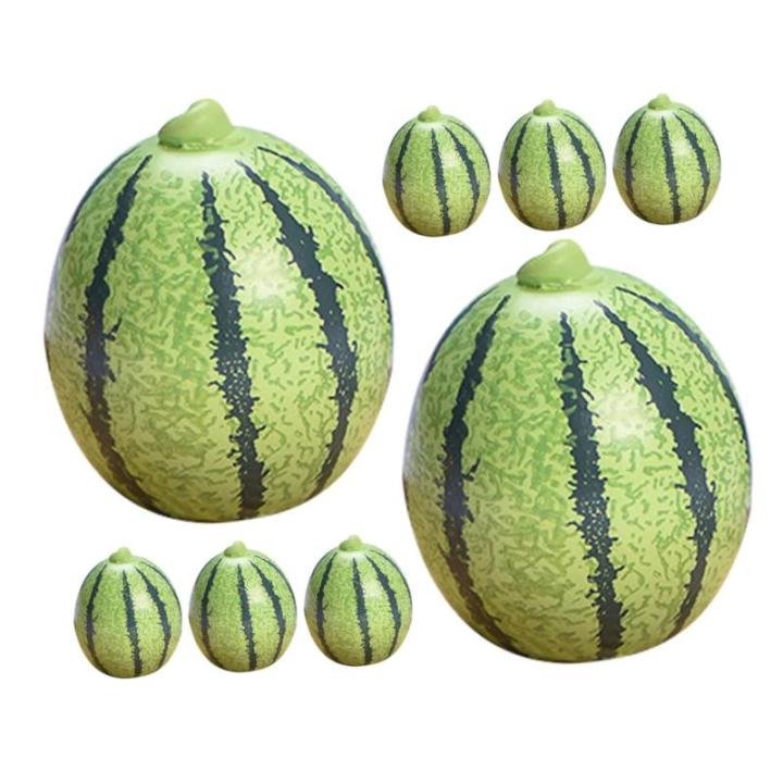 5 Sätze Künstliche Früchte Künstliche Frucht Künstliches Lebensmittel-küchenspielzeug Kunstobst Spielzeug Für Kinder Layout-szenendekor Mini-früchte Harz Green 8 Stück * 5