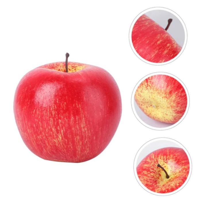 1 Satz Künstlicher Apfel Künstliche Rote Mini-äpfel Modell Künstliche Früchte Künstliches Modell Wohnungsdeko Wohnraumdeko Simulation Äpfel Modell Simulierte Fruchtmodelle P