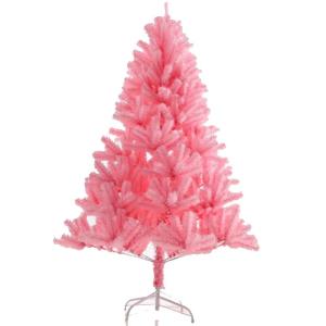 Weihnachtsbaum Weihnachtsbaum Weihnachtsbaum weihnachtskiefer rosa künstlicher Bleistift Faltbarer metallständer für den innen- und außenbereich für saisonale feiertagsdekorat