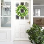 Daisy Rose Blume Kranz Handgemachte Künstliche Blumen Girlande für Front Tür Wand Hochzeit Party Home Dekoration