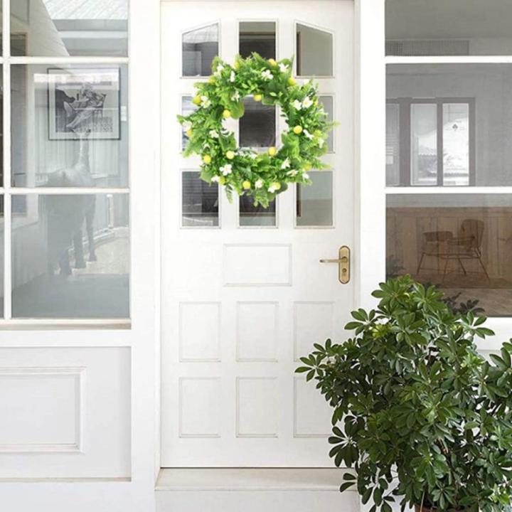 Daisy Rose Blume Kranz Handgemachte Künstliche Blumen Girlande für Front Tür Wand Hochzeit Party Home Dekoration