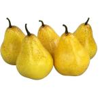 5 stuks kunstdecoratie, 5 stuks (geel, 90-120 g/stuk) levensecht plastic fruit, plastic vruchten, kunstfruit, decoratie, etalage, huishouden, keuken, feest, hotel, 5 stuks