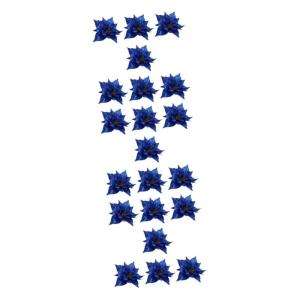 21 STK künstliche Blumen weihnachtsdeko künstliche blüten dekoweihnachten Dekorationen Weihnachtsgirlanden blühen Dez Hochzeitsdeko Weihnachtskranz Blumen Dekor Blumenzubehör 
