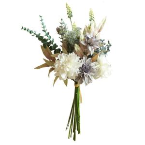 Kunstbloemen, , kunstbloemen, decoratie, zijden bloemen, boeket, kunstbloemstukken, bruiloft, kamerdecoratie, paars-wit