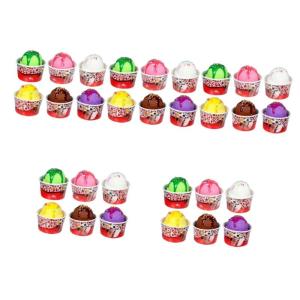 30 Stück Eiscreme Modell Eiscreme Kugeln Requisite Realistische Eiscreme Kugeln Künstliche Eiscreme Kugeln Eiscreme Kugeln Gefälschte Eiscreme Requisiten