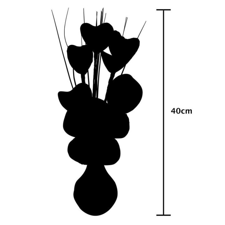 kunstbloemen in pot, decoratie, 32cm