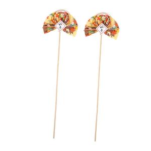 2St Blumenstab Blumenarrangement spaß zweige einhelll heusgen guci künstliche Blumenstiele fächerförmige Spitzhacke fächerförmiges Blumendekor Blumenstrauß-Stick Plastik Gol