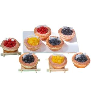 Fake Kuchen künstliche Kuchen 8 Pcs Künstliche Ei Torte Modell Für Shop Dekorationen Kuchen Modell Für Fotografie Requisiten Realistisches Essen