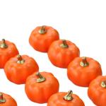 12 stuks schuimpompoenen, kunstpompoenen, kleine kunstpompoenen, oogst, decoratieve pompoenen voor plank, tafel, feest, woondecoratie