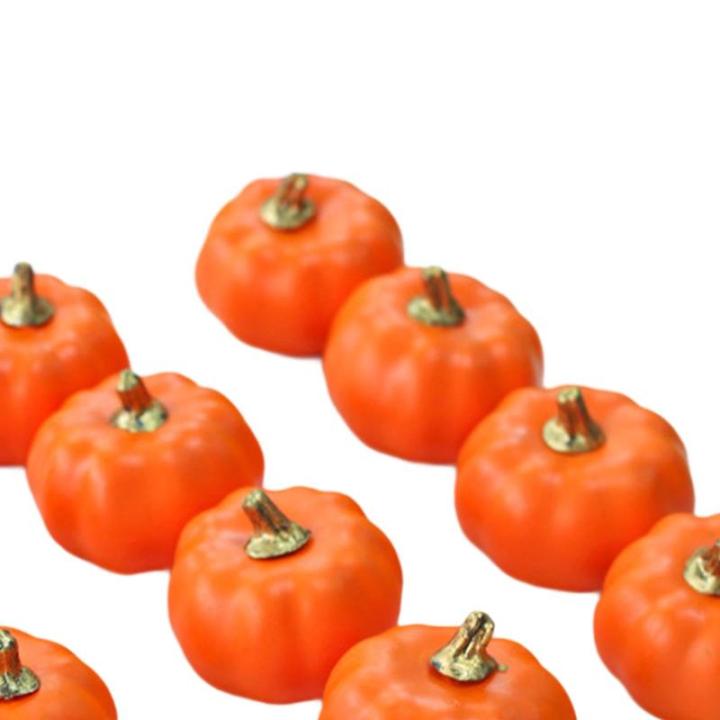12 stuks schuimpompoenen, kunstpompoenen, kleine kunstpompoenen, oogst, decoratieve pompoenen voor plank, tafel, feest, woondecoratie