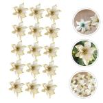 15st Weihnachtsblume Christbaumschmuck Weihnachtssternkranz Selber Machen Weihnachtssternblüten Künstliche Pflanzen Im Freien Weihnachtsglitter Künstliche Golden Plastik