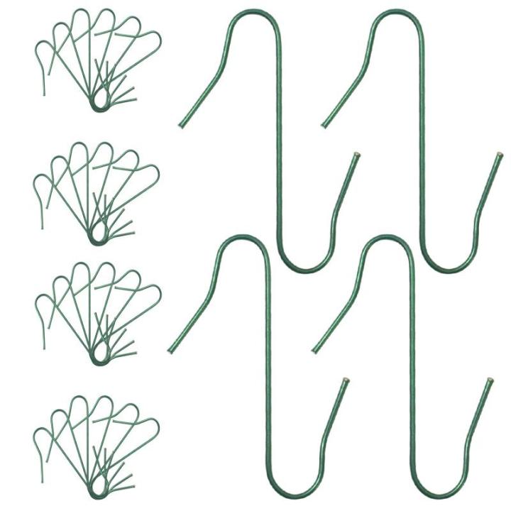 300 kogel, S-haken in groen, S-haken, kleine snel voor kerstboomversiering, dubbele haken voor kerstboom, perfect voor kerstbal, decoratieve , herbruikbaar